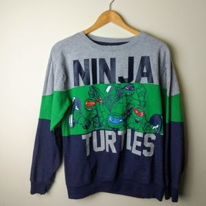 Ninja turtle nickelodeon color block sweatshirt